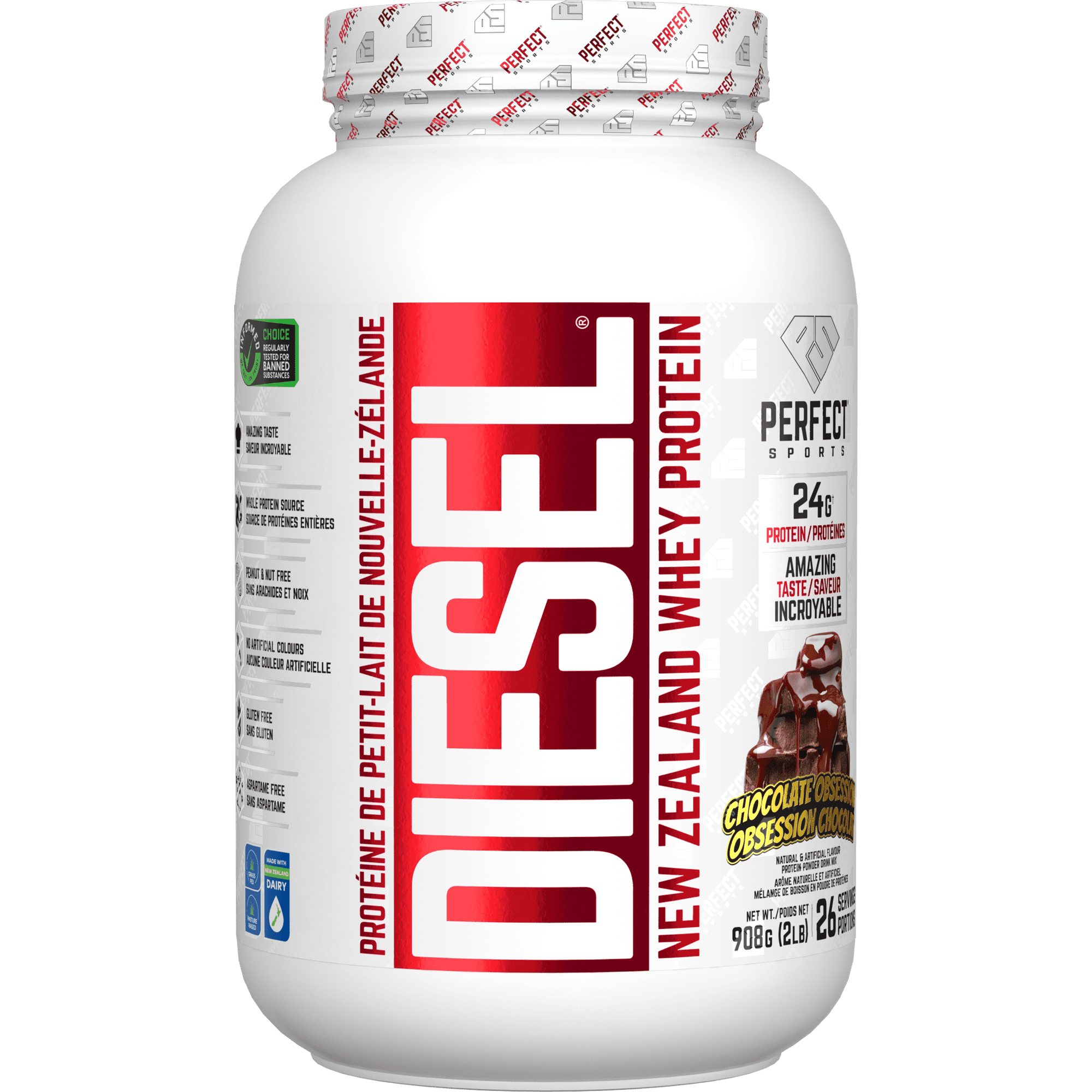 PERFECT Sports - DIESEL New Zealand Whey Protein, Grass-Fed +