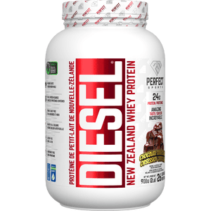 PERFECT Sports - DIESEL Nouvelle-Zélande Protéine de lactosérum, herbe + Poudre de protéines de lactosérum, sans gluten, 2 Lbs