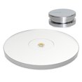 thumbnail image 1 of Fluance High Density Frosted Acrylic Platter For Fluance Reference Turntables RT82/RT83/RT84/RT85, includes HiFi Vinyl Record Weight 760 gram Steel LP Disc Stabilizer, 1 of 8