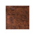 thumbnail image 1 of Fasade 12" x 12" Alphabet Moonstone Copper Wall Panel Sample, 1 of 1