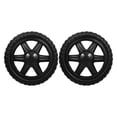 thumbnail image 1 of Milisten 2 Pcs Roues en Caoutchouc pour Remplacement de Chariot d'Achats, Roues de Remplacement pour Chariot Utilitaire, Accessoires de Chariot Roulant, Roulettes Robustes pour Plaques, 1 of 5