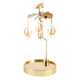 thumbnail image 2 of Abbracc Golden Rotating Candle Holder Holder Home Candlestick Centerpieces Wedding Table Moon Cat C, 2 of 9