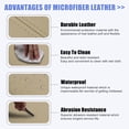 thumbnail image 3 of Unique Bargains Beige Center Console Lid Armrest Pad Cover Replacement Microfiber Leather for Nissan Altima 2007-2012, 3 of 9