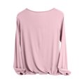 thumbnail image 4 of MeetoTime Women's Long Sleeve Shirts Soft Lightweight Undershirts V-Neck Slim Tees Basic Layer Pullover Tops, 4 of 5