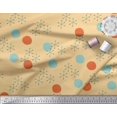 thumbnail image 2 of Soimoi polyester Crepe Fabric Geometric & Polka Dots Decor Fabric Printed Yard 42 Inch Wide, 2 of 3