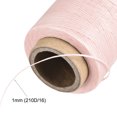 thumbnail image 4 of Unique Bargains 186 Yards 210D/1mm Leather Sewing Thread Polyester Waxed Cord, Misty Rose, 4 of 5