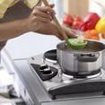 thumbnail image 2 of Double Burner, CUSIMAX 1800 Watts Electric Hot Plate for Cooking, Countertop Burner Portable Cast Iron Hot Plates with Dual Adjustable Temperature, E, 2 of 7