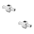 thumbnail image 3 of Ruiboury Simple And Effective Nitrous Pressure Gauge Adapter High Durability Seal Gauge T silver 2Set, 3 of 6