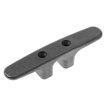Black Nylon Boat Cleat 4 1/2" – Durable and UV Protected Rope Cleat, Kayak, Boat Dock Cleats