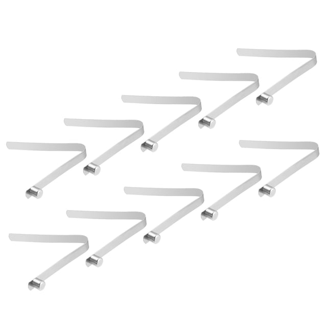 Unique Bargains 9x9.2mm Kayak Paddle Snaps, Hollow Button Single Pin Lock Tube Spring Clips for Tent Pole, 10 Pack
