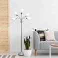 thumbnail image 2 of Simple Designs 5 Light Adjustable Gooseneck Floor Lamp, 2 of 9