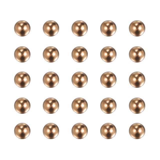Unique Bargains Billes de Roulement en Laiton Massif de Précision 4,5 mm pour Décoration de Roulements et Valves, Lot de 80