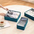 thumbnail image 4 of Underwear Organizer Divider Foldable: Large Socks Drawer Organizer Storage Box, 4 of 10
