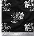 thumbnail image 1 of Soimoi polyester Crepe Fabric Leaves & Floral Artistic Decor Fabric Printed Yard 52 Inch Wide, 1 of 5