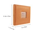thumbnail image 4 of MasteelfCA 6 Inch 4R200 Pages Photo Album children's Album DIY Interstitial Photo Album Family Memory Scrapbook Gift (Orange), 4 of 7