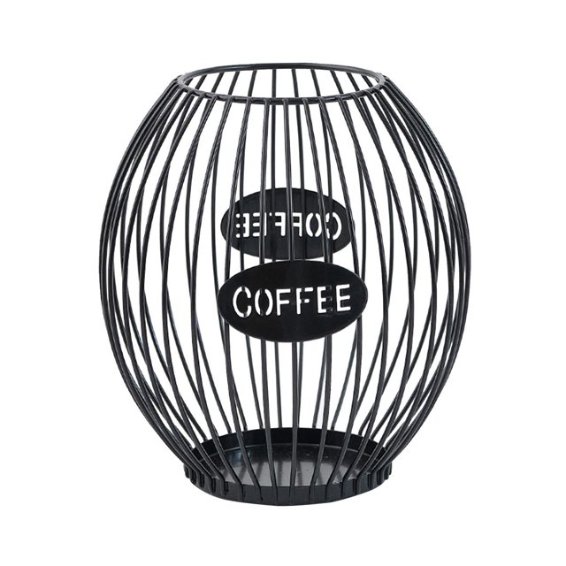 jifeng Support de Capsules de Café Conteneur de Capsules de Café Multifonction pour Cuisine Café Bar Noir m