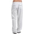 thumbnail image 3 of Faithtur Women´s Drawstring Pants, Summer Elastic Waist Solid Color Loose Lounge Pants with Pockets, 3 of 6