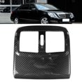 thumbnail image 3 of Rear Row AC Outlet Cover, Carbon Fiber Style Armrest Air Vent Trim ABS Plastic Dustproof  For Car, 3 of 8