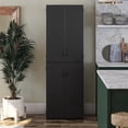 thumbnail image 1 of Armoire de rangement à 4 portes Mainstays de 72 po, blanc, 1 of 8