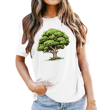 T-Shirts Décontractés pour Femmes Doux Confortables Hauts de Tous les Jours Élégants à Imprimé Floral pour Toutes les Saisons pour le Travail et les Activités de Loisirs