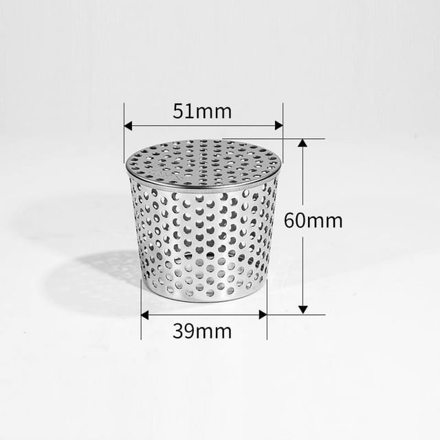 Stainless Steel Mesh,PVC Pipe Sewer Straight Insert 304 Stainless Steel Roof Floor Side Conical Proof Filter Screen Cover