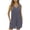 Grey, variant on Mrat Women's Casual Rompers Stretchy Onesie Sleeveless V-Neck Overalls Shorts Solid Jumpsuits with Pockets S-45 Brown XXL