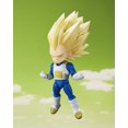 thumbnail image 2 of Dragonball Daima 3.75 Inch Action Figure S.H. Figuarts Exclusive - Super Saiyan 3 Vegeta Mini, 2 of 2
