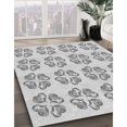 thumbnail image 3 of Ahgly Tapis Rectangulaire Lavable en Machine Intérieur Transitionnel Gris Platine, 2 Pieds x 5 Pieds, 3 of 7