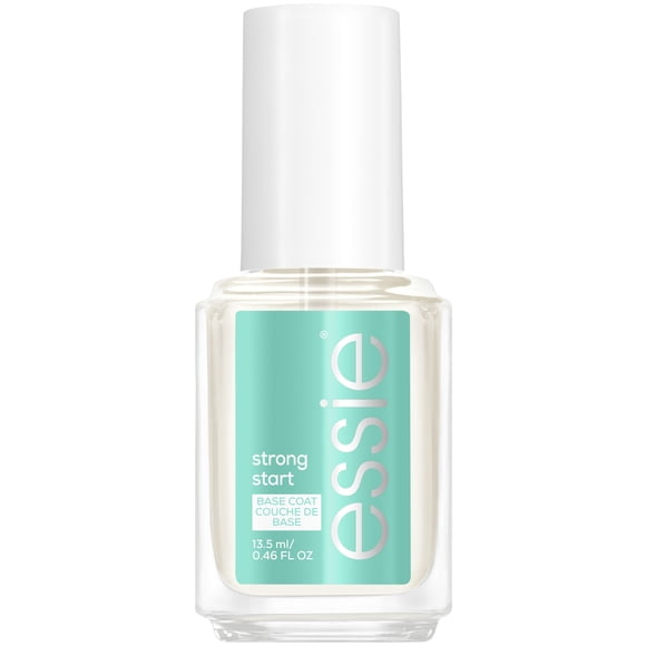 essie strong start vegan base coat, nail strengthening, with biotin, 13.5 ml