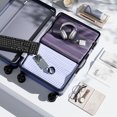 thumbnail image 4 of edx Ensembles de Bagages 3 Pcs, Valise Rigide 20/24/28 Pouces avec 4 Roues Doubles Pivotantes, Extensible et Cadenas TSA, Valise à Coque Rigide Légère à Roulettes, Bleu, 4 of 9
