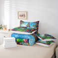 thumbnail image 5 of YST Eiffel Tower Full Size Comforter Set, 7-Piece, Romantic France Oil Painting, Queen, 5 of 5