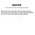 thumbnail image 2 of Kugel Front Wheel Bearing and Hub Assembly Pair for Car Ford Transit-350 HD Transit-250 with Dual Rear Wheels - Left Right Side (Driver Passenger) K70-101713, 2 of 11