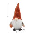 thumbnail image 2 of Way To Celebrate Orange Hat Gnome Decoration, 15 inch height, Multi Color, 2 of 4