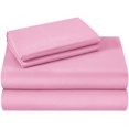thumbnail image 1 of 1200 Thread Count 100% Egyptian Cotton 4-Piece Bed Sheet Set (1 Flat, 1 Fitted Sheet, 2 Pillow Covers) 21 Inches Deep Pocket Solid Pattern, 1 of 4