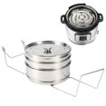 thumbnail image 4 of Sonew Stackable 3 Tier Stainless Steel Steamer Cooker Pot Set Cook Food Pressure Pot Accessories,Steamer Pot,Steamer Basket, 4 of 11