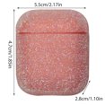 thumbnail image 4 of Wireless Bluetooth Headset Protector Rhinestone Inlaid Earphone Case with Charging Hole Replacement for Airpods 1/2, 4 of 5