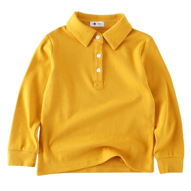 Ketyyh-chn99 Unisex Boys T-Shirts Stripe Cotton Short Sleeve Tees Children's T Shirt Boys Shirt Children's T Shirt Bottoming Tops Boys Shirt for 5-6 Years,Yellow