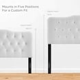 thumbnail image 5 of Modway Annabel Diamond Tufted Performance Velvet Queen Headboard in White, 5 of 5