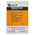 thumbnail image 4 of Niche Semi-Metallic Brake Pad Set for Yamaha FJR1300A Motorcycle MK1002730, 4 of 8