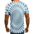 thumbnail image 4 of Birdeem T-Shirt Homme Impression Abstraite 3D Manches Courtes Col Rond Mode Décontracté Quotidien Vacances T-Shirt Haut Blouses, 4 of 5