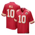 thumbnail image 1 of Chandail de Sport Réplique de football pour Hommes MAHOMES 15# HILL 10# KELCE 87# MATHIEU 32#, 1 of 2