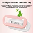 thumbnail image 3 of Manual Women's Razor with 6-Layer Blades for Smooth Shaving of Underarms, Legs & Intimate Areas - Includes Portable Small Shell-Shaped Storage Case, Yellow Color, Domestic Brand Quality, Ideal for, 3 of 4