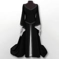 thumbnail image 1 of TIMIFIS Robe Renaissance Femme Costume Pirate Paysanne Robe Costume Médiéval Femme Costume Renaissance pour Femmes Robes Automne/hiver, 1 of 3