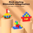 thumbnail image 4 of 32/64/96Pcs/Set Magnetic Cube Building Block Preschool Learning Educational Colorful Building Brick Construction STEM Toy Toddlers Boys Girls Gift, 4 of 7