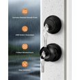 thumbnail image 2 of Probrico Black Keyed Alike Entry Knobs Front Door Locks Exterior Lockset and Single Cylinder Deadbolt Combination Set 2 Pack, 2 of 5