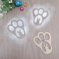 thumbnail image 2 of Happy Easter Decorations Easter Footprints Wooden Scene Layout Props Easter Painting Template Festival Decoration, 2 of 8