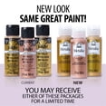 thumbnail image 3 of Folkart Metallic Acrylic Paint Inca Gold, 2 fl oz, 3 of 7
