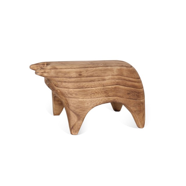 Gild Design House Matteo Sculpture Décorative de Taureau en Bois