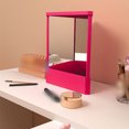 thumbnail image 1 of Non Reversing Mi Rrors Glass Viewing Angle Selfs Hair Cutting Mi Rrors Precision True I Ma G E S Real Re Flection Slim Design For Makeup Vanity & Beauty And Ornament Set Christmas Decorations Trees, 1 of 3