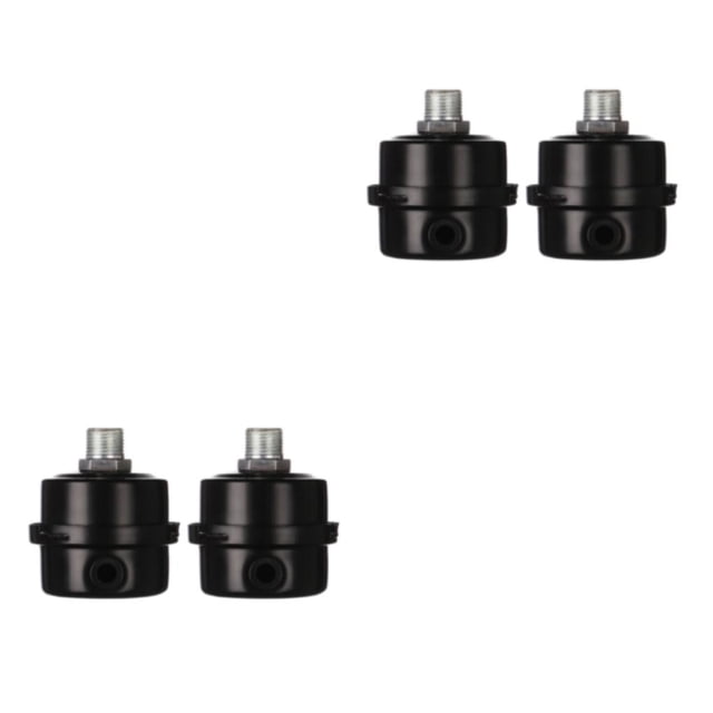 ZheElen 2pcs Easy-to- Metal Air Noise Intake Filter For Quiet Inflation Air Compressor 12.5mm iron G1/4 2Set